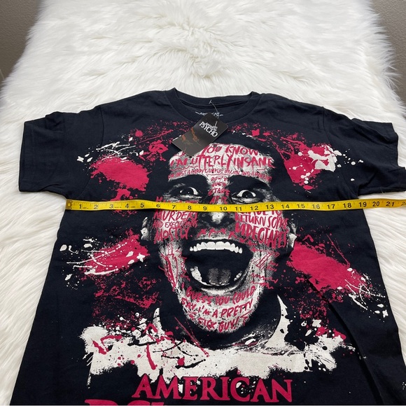 American Psycho black t-shirt men’s size M NWT - Picture 4 of 5